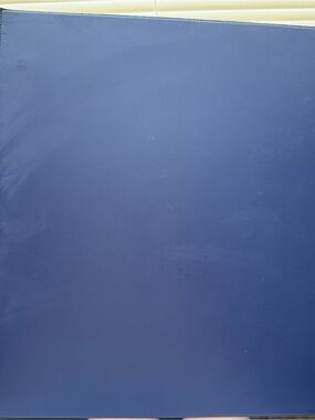Source Unknown Navy Blue Home Office Binder